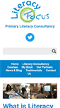 Mobile Screenshot of literacyfocus.co.uk