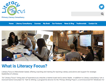 Tablet Screenshot of literacyfocus.co.uk